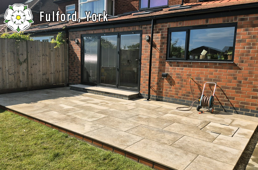 Porcelain patio York
